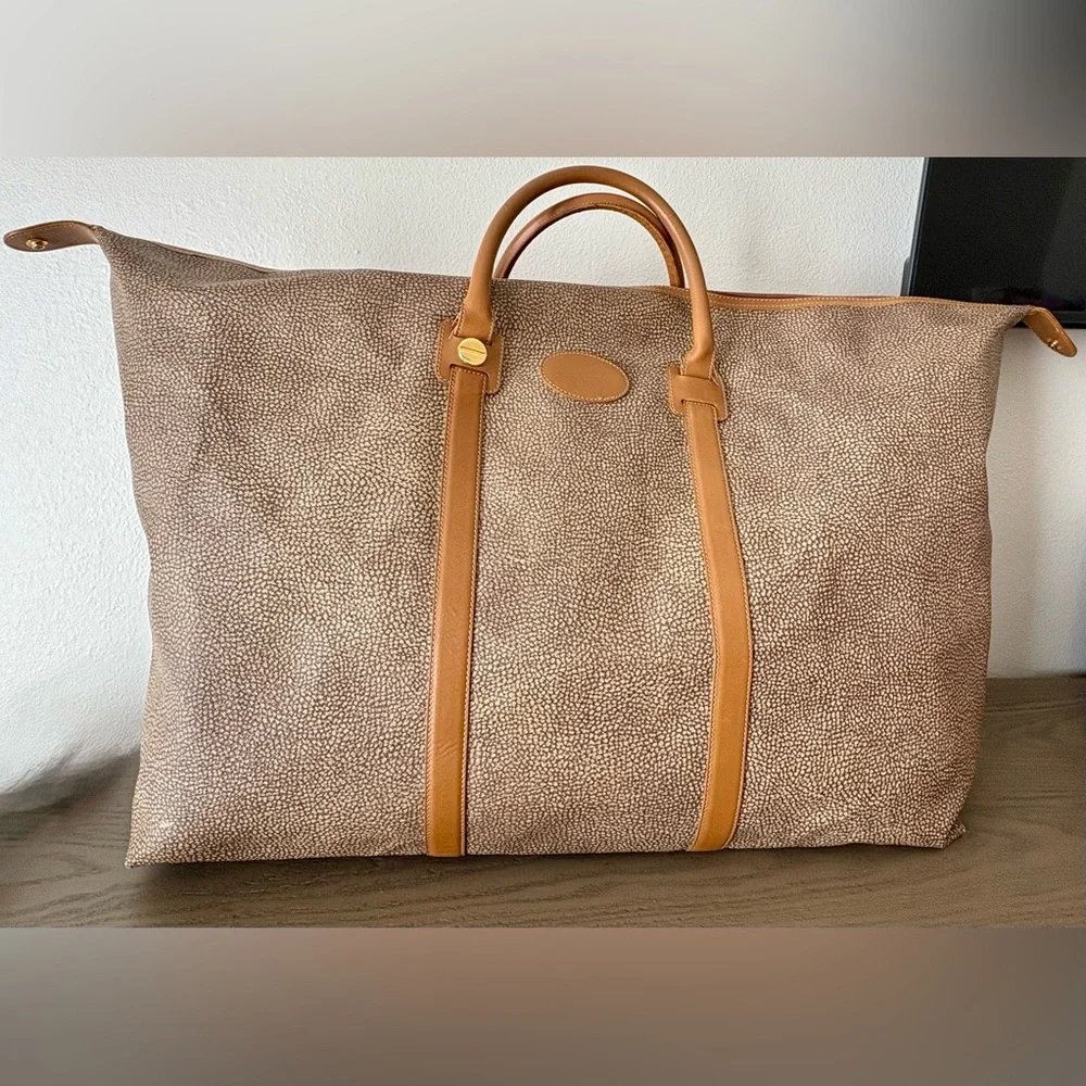 Vintage Borbonese Redwall Duffle Bag - XL